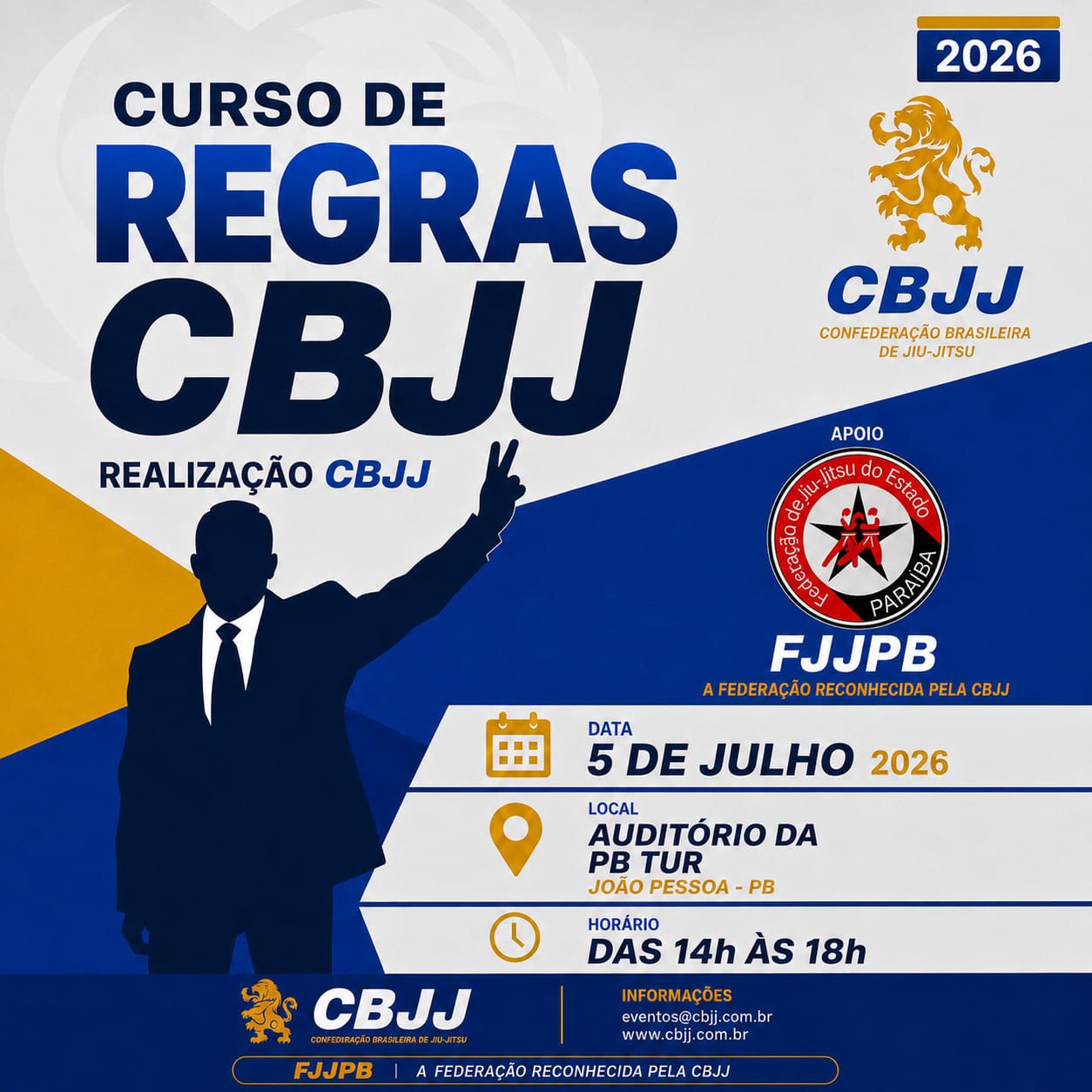 Seminário de Regras CBJJ - 05 de Julho de 2026
